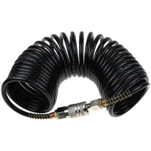 25Ft Air Compressor Hose Tube Pneumatic 200 PSI Quick Coupler Fittings Recoil Pneumatic Airline Compressor