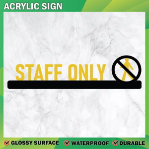 No Smoking / Staff Only / Parcel Drop Here Sign / CCTV in operation / Customize Signage Premium/ WA11