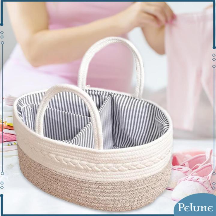 Pelune Baby Diaper Caddy Organizer Baby Essential Baby Diaper Caddy