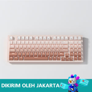 [Shipped within 1 day] ZIFRIEND ZA94 94 Tombol Keyboard Mekanik Kabel Warna Gradien Berbagai Mode Lampu Latar Keyboard 3PIN Dapat Ditukar Biru/Merah Switch untuk PC Komputer Laptop