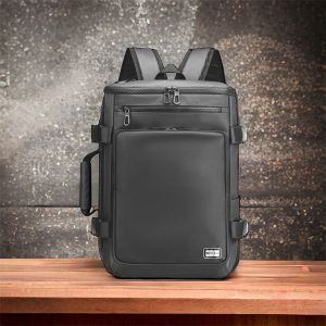 Balo đựng  laptop 17 inch cao cấp  chống nước 3 chức đa năng có sạt USB công nghệ mới OLES Full đen có thể nới rộng [GIÁ SIÊU RẺ]