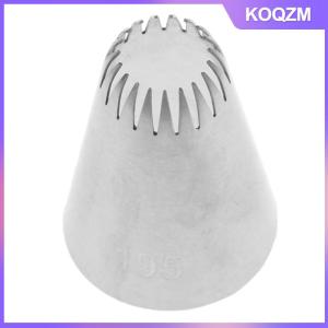 KOQZM #195 Cake Head Metal Icing Piping Nozzles Stainless Steel Cake Cream Decor Tip