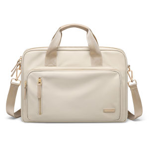 Golf Chất Lượng Của Phụ Nữ Túi đựng máy tính xách tay 15 Inch Túi đựng máy tính chống thấm nước Trọng Lượng Nhẹ Nylon dây đeo vai Túi Xách phong cách mới Xách Tay Cặp đựng tài liệu mỏng màu trơn Máy Tính Xách Tay Bảo Vệ Túi Xách đi công tác