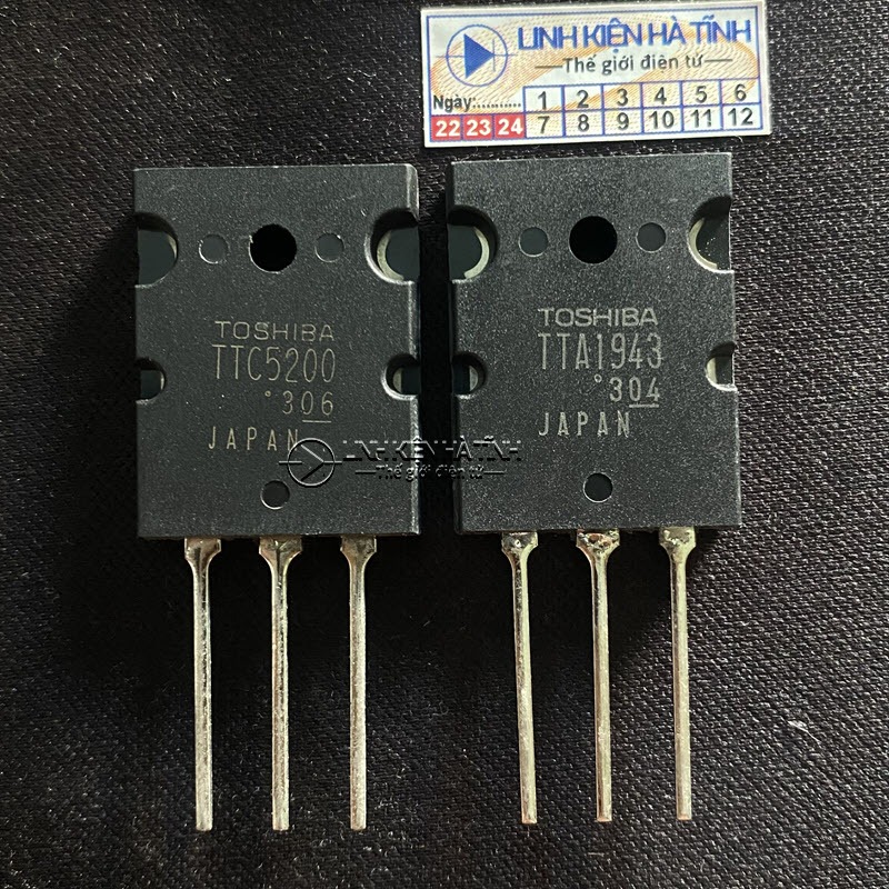 Cặp sò công suất TTA1943 TTC5200 A1943 C5200 nhập khẩu mới