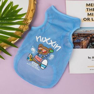 Quần Áo Cho Chó Con Cho Chó Cái Và Chó Đực Shih Tzu Quần Áo Thú Cưng Áo Ghi Lê In Hoạt Hình Dễ Thương Cho Mèo