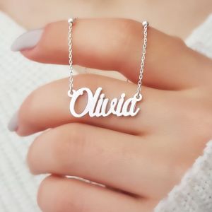 Kalung Nama Sendiri Anti Luntur