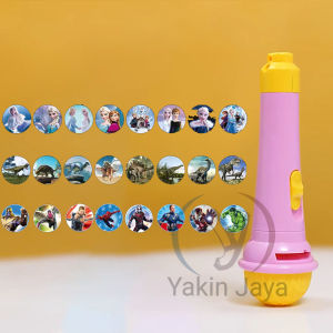 Mainan Anak Senter Proyektor / Fun Flashlight / Mainan Edukasi Proyektor Gambar