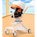 Xe đẩy gấp gọn cho em bé CHILUX M06 Pro - Đèn xe phát sáng, chế độ giảm sốc. Xoay 360 độ. 