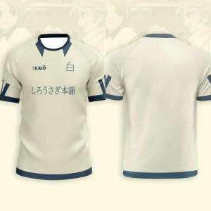 [Local Stock] ZEEMIN Japan Soccer Anime Jersey Inazuma Eleven Kaio Boys Girls Clothes Sports Casual Breathable Quick-Drying Oversized Daily Training