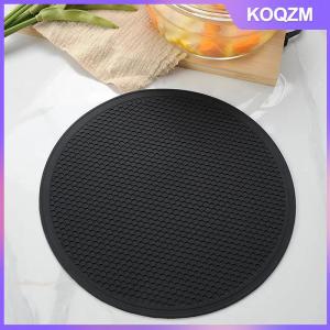KOQZM Large Silicone Mat Coaster Heat Resistant Placemat Honeycomb Nonslip Pot Holder Table Mat Round Cup Mat Kitchen Accessories