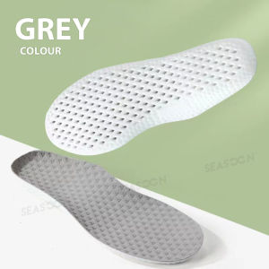 Soft Sport Shoes Insoles for Men and Women Shock Absorption Elastic Running Shoes Pad Insert 1pair