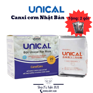 5 hộp Canxi cơm -Unical for rice (Tặng kèm 1 hộp)