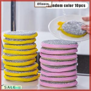 Follow Get New[Bloom Z] 3 10 PCS Double Sided Dishwashing Sponge Dish Washing Brush Pan Pot Dish Wash Sponges Household Cleaning Reusable Kitchen Tool