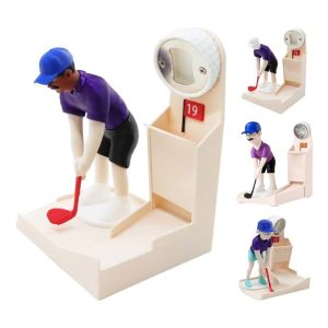 OKDEALS PLA Golf Bottle Opener 3D Figurine with Score Board Golf Player Bottle Opener Creative Desktop Bottle Opener Bar Accessories