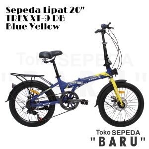 TB - Sepeda Lipat TREX XT-9 DB GRATIS FRONTBLOCK
