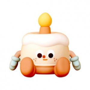 Newest 3D birthday soft touching table light decoration rechargeable cake night led lamp for baby kids