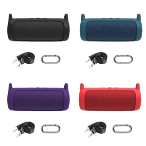 Silicone Protective Case For Flip 7 Portable Speaker Travel Bag With Shockproof Features Shoulder Strap &Carabiner