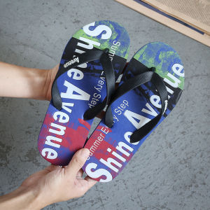 Sub star Flip-flops mens simple seaside slippers breathable mens beach casual waterproof bathroom mens fashion bath