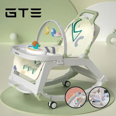 GTE 5 in 1 Baby Rocking Bouncer Newborn Toddler Music Swing Sleeping Cradle Comfort Chair - Fulfilled by GTE SHOP