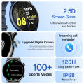 Aolon GTR3 นาฬิกาอัจฉริยะ 1.43'' จอ AMOLED HD แบบเปิดตลอดเวลา รับสาย WhatsApp เครื่องตรวจสอบอัตราการเต้นของหัวใจ 110+ โหมดกีฬา ระดับกันน้ำ แบตเตอรี่ใช้งาน 120 ชั่วโมง. 
