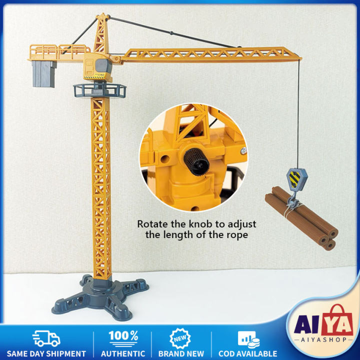 Alloy Engineering Diecast Tower Crane Classic Construction Model ...