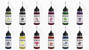Temporary Tattoo Kit 12 Colors Temporary Tattoo Ink111 Pcs Stencils Kit for Body Paint Fake TattoosDIY Art Painting Party for Women Man