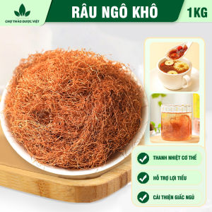 Râu ngô khô 1kg râu ngô trà râu ngô dâu bắp dùng nấu nước sâm lạnh nước giải khát