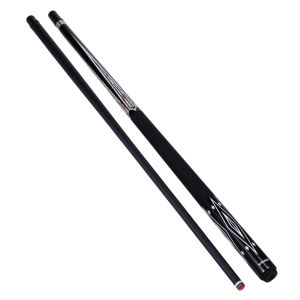 2004/ Billiard Cue Black Technology Carbon Fiber 1/2 Split Cue Tip Fancy Nine Ball Cue Chinese Style Black Eight Cue