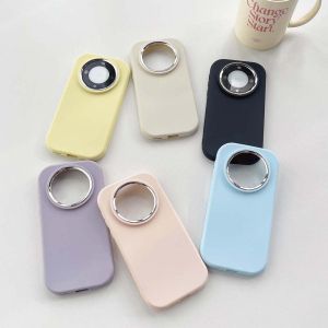 Solid Color Phone Case for Honor X9B X9A 5G X9 X8 Magic 6 Pro Magic6 5 4 Lite Metal Camera Lens Protection Back Cover Shockproof Silicone TPU Soft Casing