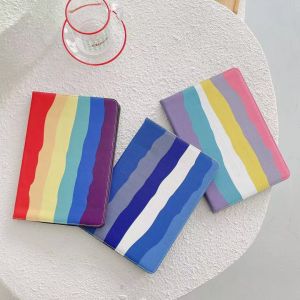 เคสฝาพับสายรุ้ง Huawei T8 / T1 7.0 / M3 8.4 / M5 8.4 / T10S / T5 10.1 / M5 10.1 เคสหัวเหว่ย MatePad พร้อมส่ง สีสายรุ้ง 021