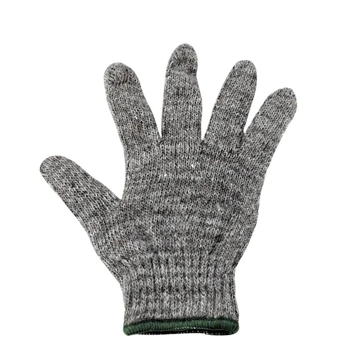 ถุงมือผ้า GIANT KINGKONG 5 ขีด ขอบเขียว แพ็ก 12 คู่