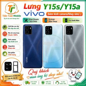 Vỏ Lưng Vivo Y15s / Y15a – Kèm Kính Camera Và Khay Sim (không kèm xương đỡ màn)