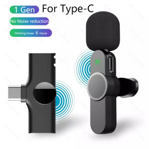 GOOJODOQ ไมโครโฟนลาวาเลียร์ไร้สายแบบพกพา2 Gen ลดเสียงรบกวนไมค์ขนาดเล็กสำหรับ iPhone Android Phone ถ่ายทอดสด