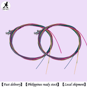 Musical Instruments Replacement Steel Chord Wire Guitar Strings 6 Rainbow strings accessories