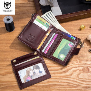 BULLCAPTAIN Mens Leather Wallet: A Multi-Function Business & Fashion Accessory