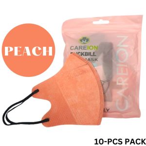 CAREION Duckbill 3D Face Mask Disposable Ear-loop 4PLY Korea Design Fish Mouth Colorful PM2.5 95% Filtration 10PCS PACK