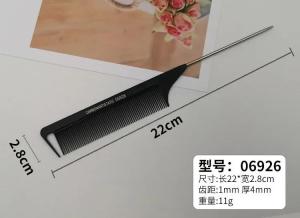 Hair Tail Combs Stainless Steel Salon Cut Styling Comb Spiked Hair Care Styling Tools Barber Accessories Fine Teeth Professional