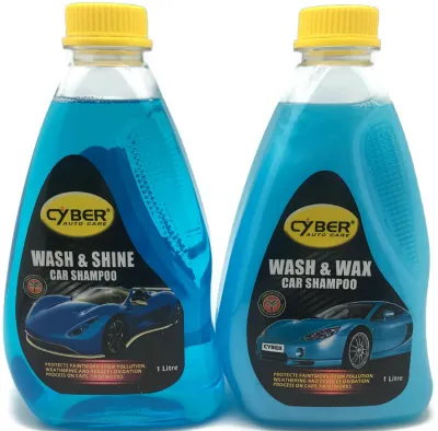 【BUNDLE DEAL 】 Cyber Wash & Shine Car Shampoo + Wash & Wax Car Shampoo