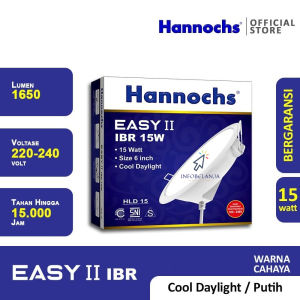 Hannochs Lampu LED Downlight 3W 5W 7W 9W 12W 15W 20W Easy II IBR Putih Garansi Resmi 1 Tahun