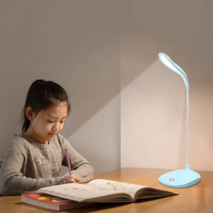LED Table Study Lamp Rechargeable 3 Levels Brightness Touch Flexible Desk Light Portable Student Reading Eye Caring Soft Light Lamp
