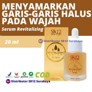SR12 Revitalizing Serum 20ml Wajah Bopeng Lingkar Mata Panda Menyamarkan Garis Halus Anti Penuaan Dini