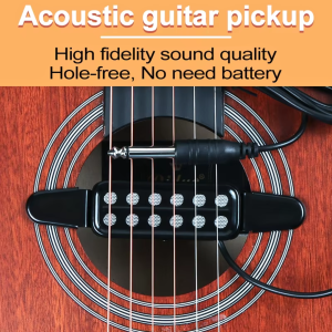 READY Fishman P-012 Pick Spul Pickup Gitar Akustik listrik Microphone 12 Hole Tone Volume 6.35mm 3M