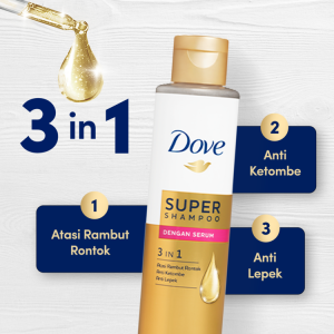 Dove Super Shampoo 3 in 1 125 mL