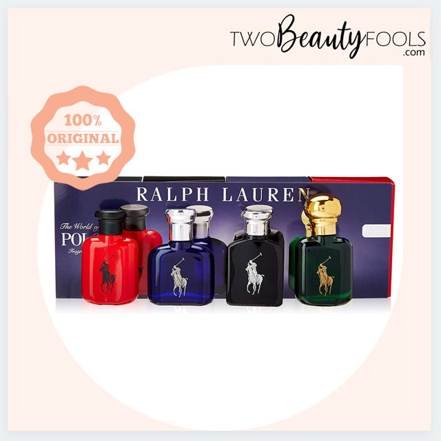 RALPH LAUREN POLO PCS MINIATURE GIFT SET FOR MEN (4