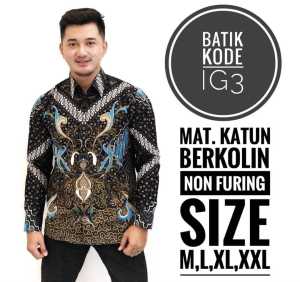 Batik pria lengan panjang