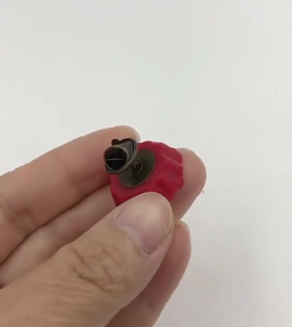 10Pcs ghim cài ve áo hình hoa Trâm Cài Trang Phục huy hiệu cài Cho nữ phụ nữ Vào Ngày Tưởng Niệm Tưởng Niệm Ngày Quà Tặng