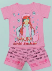 setelan anak perempuan kekinian / kualitas terjamin [ sakuraa school ]