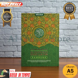 ORIGINAL Alquran Duo Latin Transliterasi Sambung A5 Terjemahan Dan Tajwid Warna Lengkap HC (Al Qosbah) Al Quran Duo Latin A5 Al Quran Duo Latin Ukuran Sedang Al Quran Tajwid Warna Lengkap Besar Al Quran Terjemahan Sedang