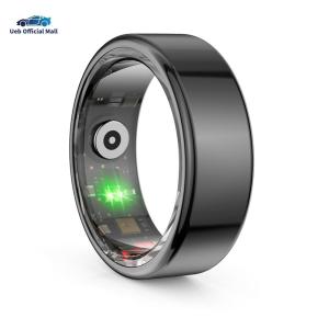 Ueb Official Mall ✪R02 Smart Ring Health Tracker 5.0 Bluetooth-Compatible Heart Rate Tracker Multi-sport Modes Wearable for Android for IOS