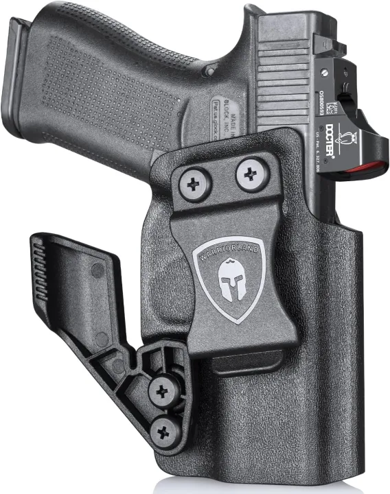 thumbnail image 2 of WARRIORLAND IWB Kydex Holster For Glock 43/G43X/G43X MOS – Optic Cut, Claw, Adjustable Cant & Retention 2 of 6